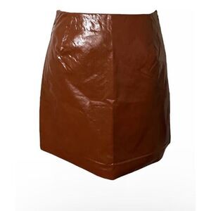 Cotton On Womens Vegan Leather Mini Party Club Skirt US S NWT MSRP: $39.99